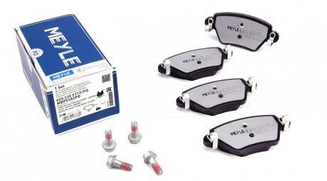 Колодки гальмівні (задні) Renault Kangoo 4x4 01- (Bosch) UA63 MEYLE 025 235 5717/PD