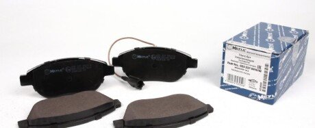 Колодки гальмівні (передні) Fiat Doblo 05-09 (137мм. пасажир) UA63 MEYLE 025 237 0919/W