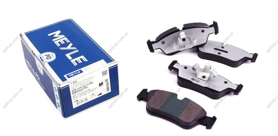 Колодки гальмівні (передні) BMW 3 (E90) 1.6-2.0 i 04-11 UA63 MEYLE 025 239 3517/PD (фото 1)