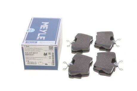 Колодки гальмівні (задні) Renault Trafic/Opel Vivaro 01- UA63 MEYLE 025 239 8017