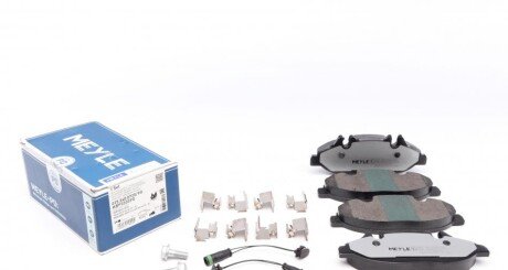 Колодки гальмівні (передні) MB Vito (W639) 03- (Platinum) UA63 MEYLE 025 240 0720/PD