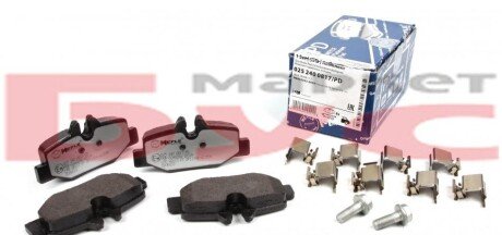 Колодки гальмівні (задні) MB Vito (W639) 03- (Platinum) UA63 MEYLE 025 240 0817/PD