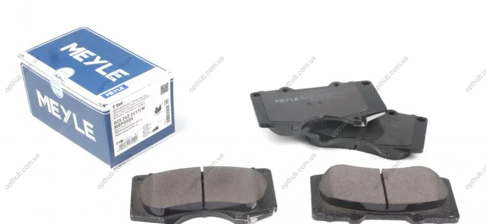 Колодки гальмівні (передні) Toyota Land Cruiser 02- UA63 MEYLE 025 240 2417/W (фото 1)