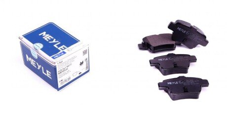 Колодки гальмівні (задні) Citroen C4/Peugeot 307 00- (Bosch) Q+ UA63 MEYLE 025 241 5017