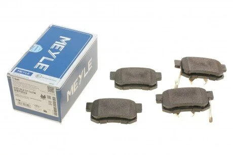Колодки гальмивни (задни) Honda Accord IV/V/VI/VII 89-12/Civic VI/VII/VIII 94-/CR-V 01-07 UA63 MEYLE 025 242 3114/W