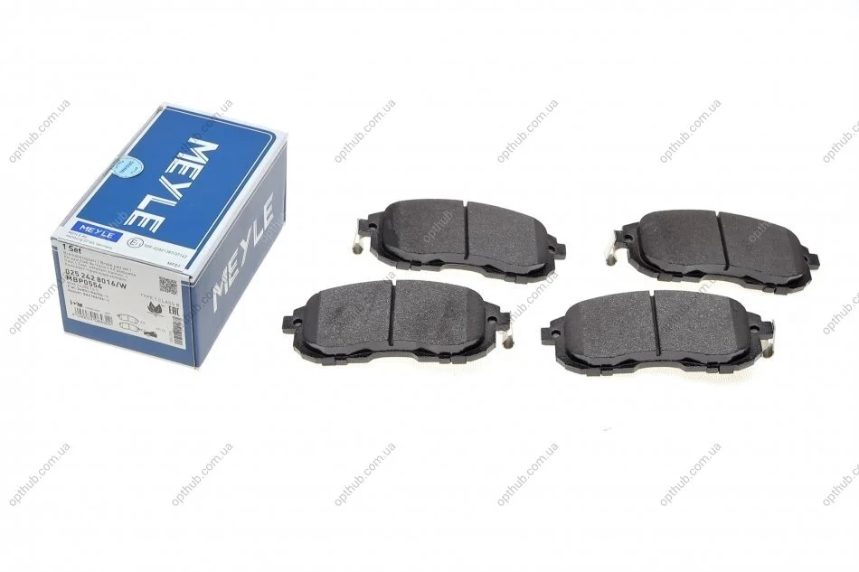 Колодки гальмивни (передни) Renault Latitude/Nissan Juke/Cube 09-/Tiida 07-12/Suzuki SX4 0 UA63 MEYLE 025 242 8016/W (фото 1)