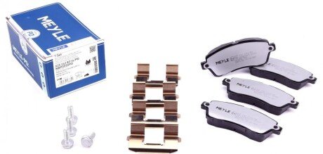 Колодки гальмівні (передні) Ford Fiesta 08- (TRW) UA63 MEYLE 025 242 8316/PD