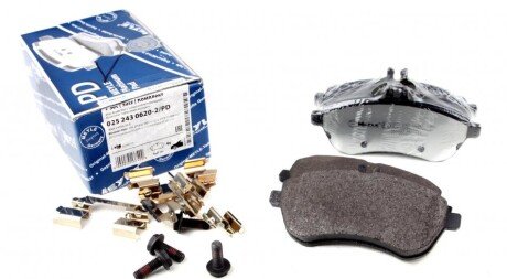 Колодки гальмівні (передні) MB C-class (S204/W204)/E-class (S212/W212) 07- UA63 MEYLE 025 243 0620-2/PD