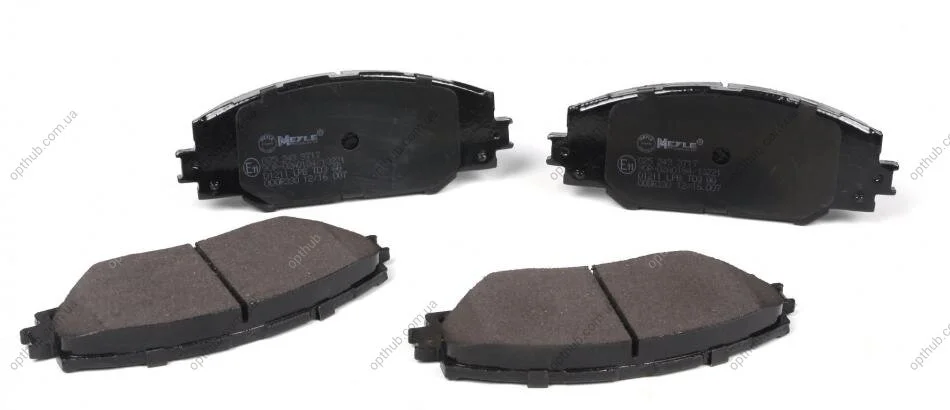 Колодки гальмівні (передні) Toyota RAV4 2.0-3.5/Auris 1.8 05- UA63 MEYLE 025 243 3717 (фото 1)