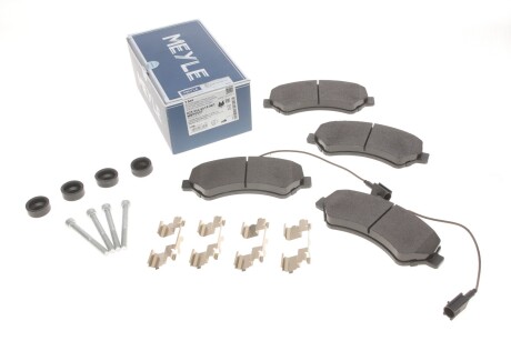 Колодки гальмівні (передні) Citroen Jumper/Fiat Ducato/Peugeot Boxer 2.0-3.0HDi 06- R16(з UA63 MEYLE 025 244 6619/W1