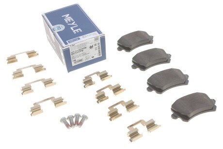 Колодки гальмівні (задні) Audi A6/VW CC 1.8TSI/2.0TDI 10- (TRW) UA63 MEYLE 025 244 8317/PD