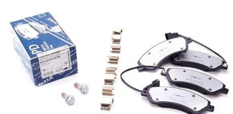 Колодки гальмівні (передні) Ford Transit V347 06- (FWD) (Bosch) Q+ (з датчиком) UA63 MEYLE 025 244 8518/PD