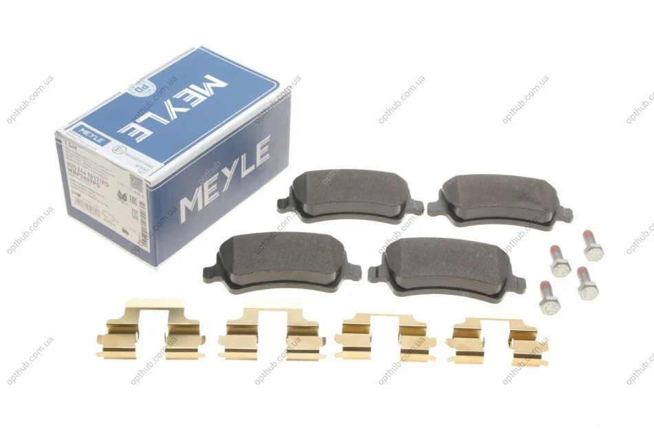 Колодки гальмівні (задні) Ford Galaxy/S-Max 06-15/Volvo S60/S80/V60/V70/XC60/XC70 08- UA63 MEYLE 025 244 9617/PD (фото 1)