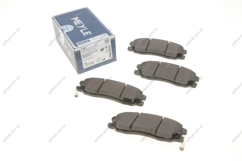 Колодки гальмівні (передні) Chevrolet Captiva/Opel Antara 2.0-3.2 CDTI 06- UA63 MEYLE 025 245 1016/W (фото 1)
