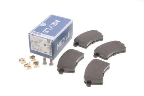 Колодки гальмівні (передні) Renault Kangoo 08- (131/62.3/17.5мм.) UA63 MEYLE 025 246 9317