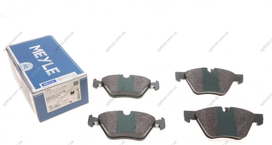 Колодки гальмівні (передні) BMW 5 (F10/F11) 09-16 (Ate) (opt-om) MEYLE 025 246 9719/PD (фото 1)