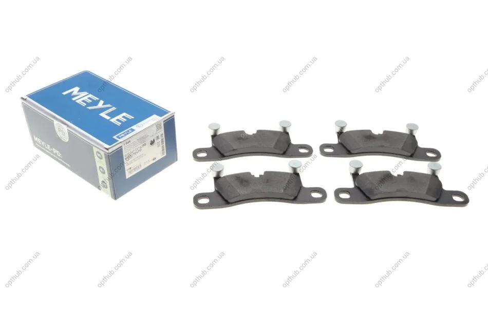 Колодки гальмівні (задні) VW Touareg/Porsche Cayenne 10- (187.5x75.5) (opt-om) MEYLE 025 247 2116/PD (фото 1)