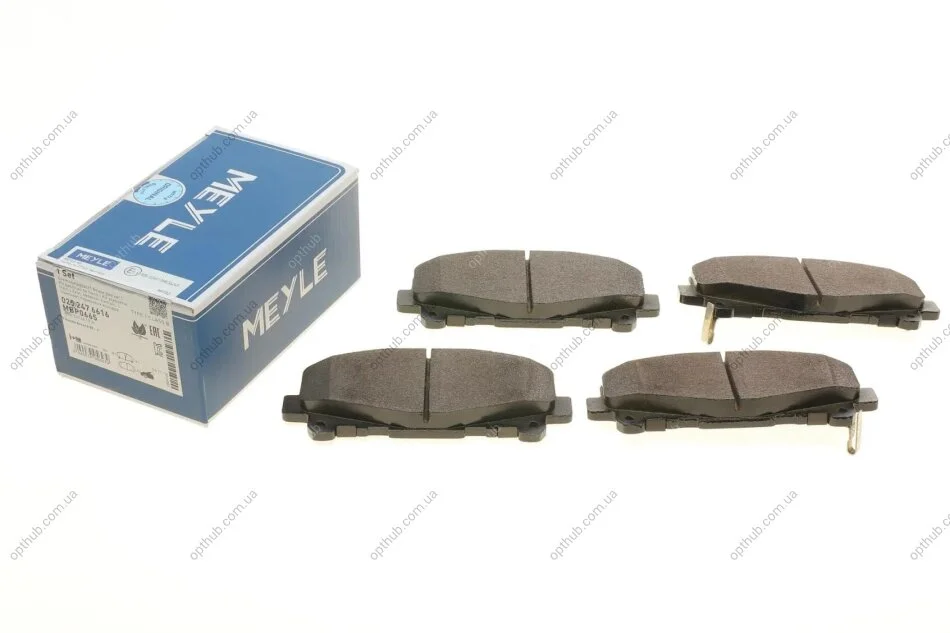 Колодки гальмівні (передні) Honda Accord VIII 07-/IX 12- (Akebono) UA63 MEYLE 025 247 6616 (фото 1)