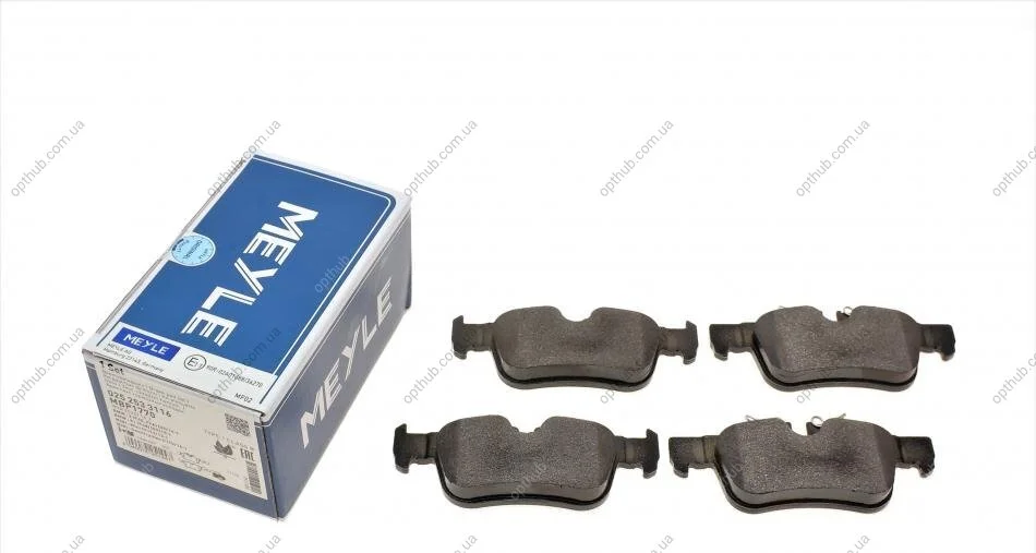 Колодки гальмивни (задни) BMW 2 (F44/46)/ i3 (I01)X1 (F48)/X2 (F39)/ Mini Clubman (F54) 13- UA63 MEYLE 025 253 3116 (фото 1)