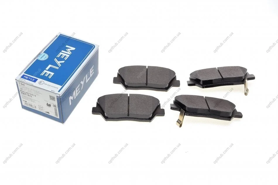 Колодки гальмівні (передні) Hyundai Santa Fe 10-/Creta 16-/Grandeur 11-/Kia Sorento 09-((opt-om) MEYLE 025 257 5717 (фото 1)