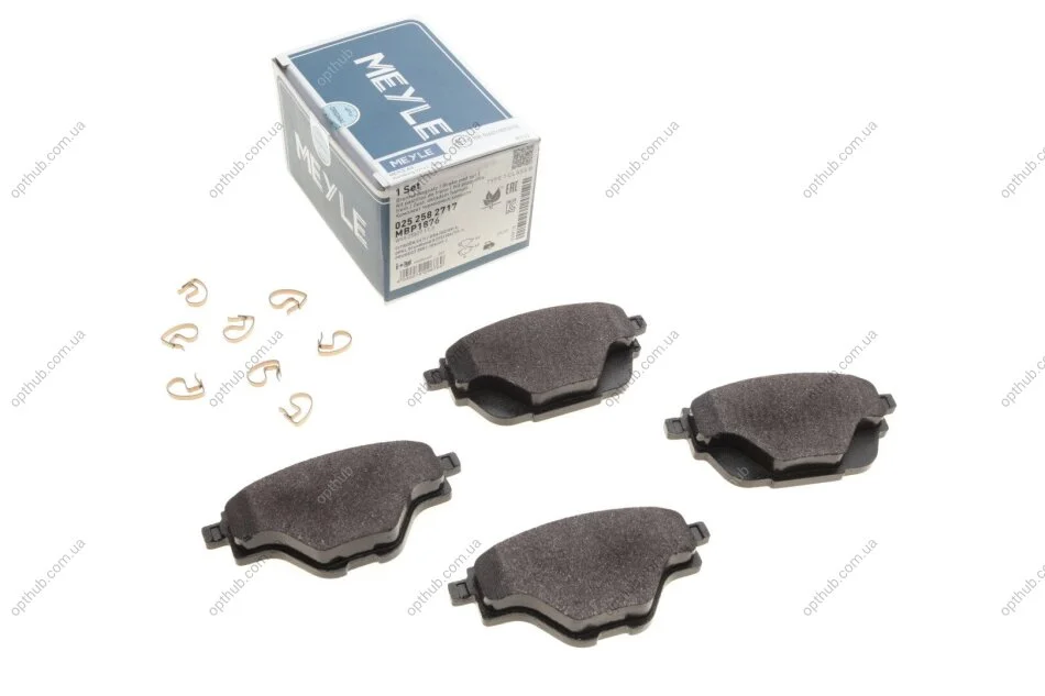 Колодки гальмівні (задні) Citroen C4/Peugeot 308 13-/3008/5008 16-/508 18- UA63 MEYLE 025 258 2717 (фото 1)