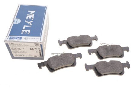 Колодки гальмівні (задні) Peugeot 308 14- (opt-om) MEYLE 025 258 4116