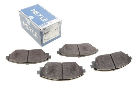 Колодки гальмівні (передні) Mazda 3 13-/CX-3 15- UA63 MEYLE 025 258 7516