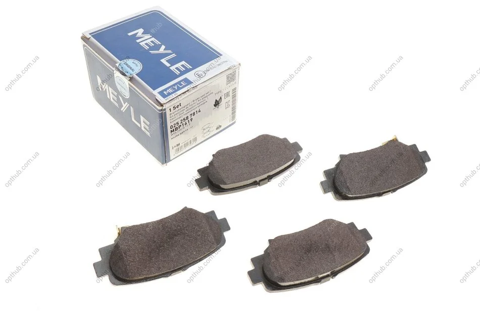 Колодки гальмивни (задни) Mazda 3 III 13- (opt-om) MEYLE 025 258 7814 (фото 1)