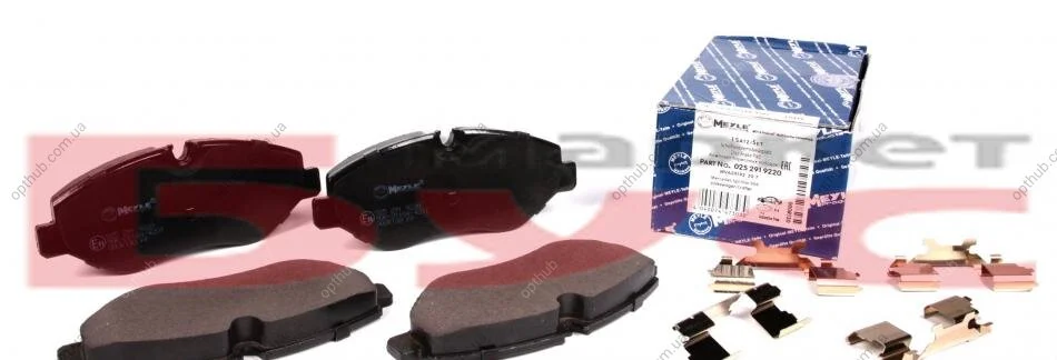 Колодки гальмівні (передні) MB Sprinter (906) /Vito (W639) (Brembo) UA63 MEYLE 025 291 9220 (фото 1)