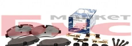 Колодки гальмівні (передні) MB Sprinter (906) /Vito (W639) (Brembo) (Platinum) UA63 MEYLE 025 291 9220/PD