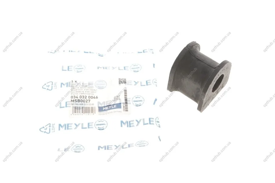 Втулка стабилизатора (переднього) MB Vito (W638) (d=24mm) (opt-om) MEYLE 034 032 0046 (фото 1)