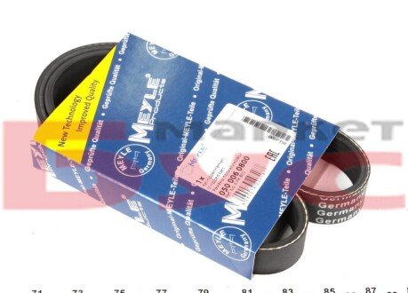 Ремінь генератора Citroen Berlingo/Peugeot Partner 1.6HDI (6PK800) UA63 MEYLE 050 006 0800