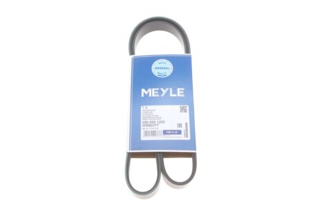 Ремінь генератора Renault Kangoo 1.5 dCi (6PK1200) UA63 MEYLE 050 006 1200