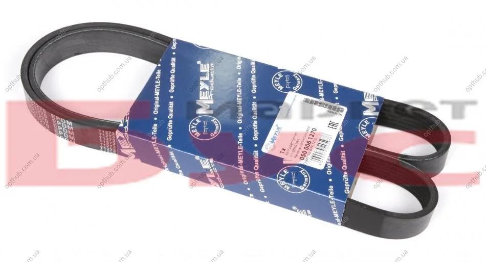 Ремінь генератора Fiat Bravo 1.9D 07- (6PK1270) UA63 MEYLE 050 006 1270 (фото 1)