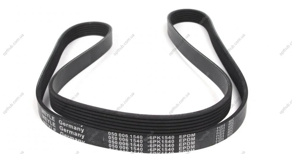Ремінь генератора VW Golf/BMW/Ford/Opel (6PK1540) UA63 MEYLE 050 006 1540 (фото 1)