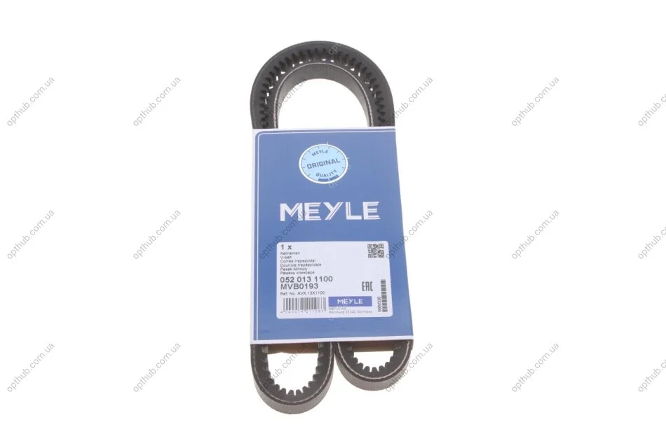 Ремінь генератора MB O305-307/Alfa Romeo/Ford/Etalon (13x1100) (opt-om) MEYLE 052 013 1100 (фото 1)