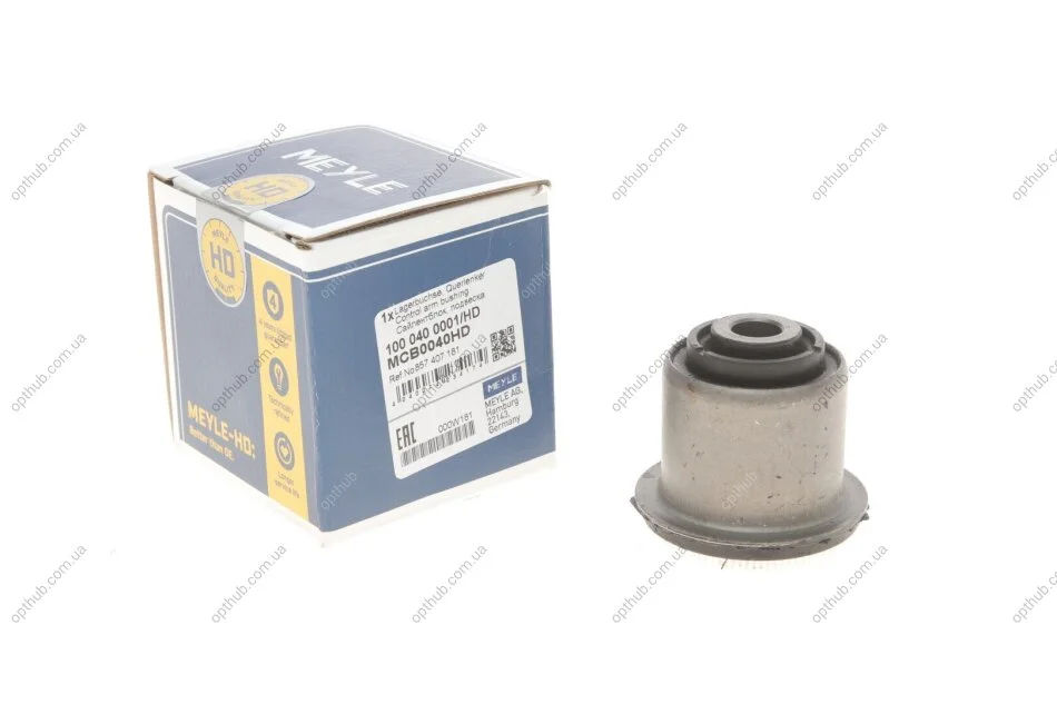 Сайлентблок важеля (переднього) Audi 80/90 -94/VW Passat -88 UA63 MEYLE 100 040 0001/HD (фото 1)