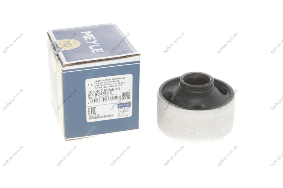 Сайлентблок важеля VW SHARAN, FORD GALAXY 95-10 перед. міст (Вир-во) MEYLE 100 407 0084/HD (фото 1)