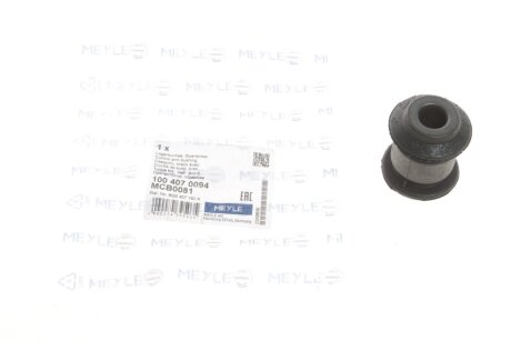 Сайлентблок важеля (переднього/знизу/спереду/всередині) VW Polo/Skoda Fabia 99- (12.2x54) UA63 MEYLE 100 407 0094