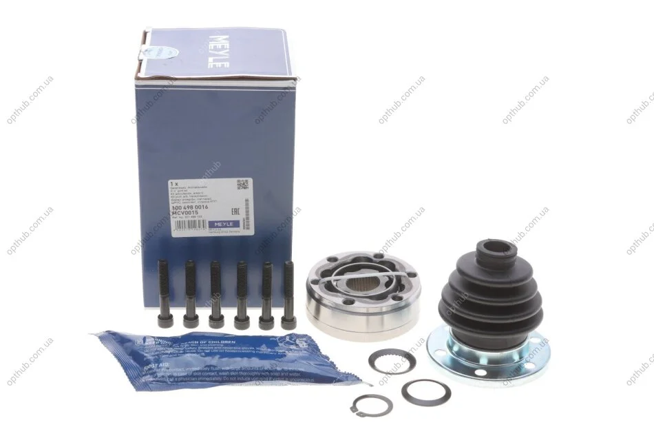 ШРУС внутр. з пильником VW,AUDI,SEAT (вир-во) MEYLE 100 498 0016 (фото 1)