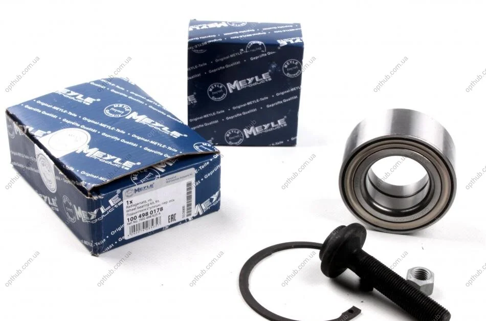 Підшипник маточини (передньої) VW Sharan 95-10 (43x80x38) (к-кт) UA63 MEYLE 100 498 0178 (фото 1)