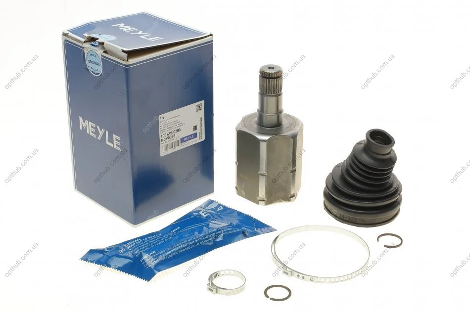 ШРУС внутр. з пильником VW, AUDI, SKODA, SEAT (вир-во) MEYLE 100 498 0203 (фото 1)