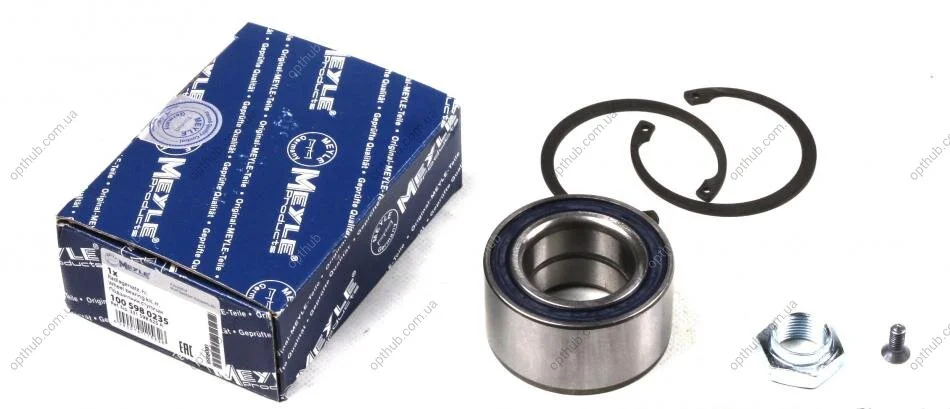 Подшипник ступицы (передней) VW Golf/Passat 88-97 (40х72х37) (opt-om) MEYLE 100 598 0235 (фото 1)