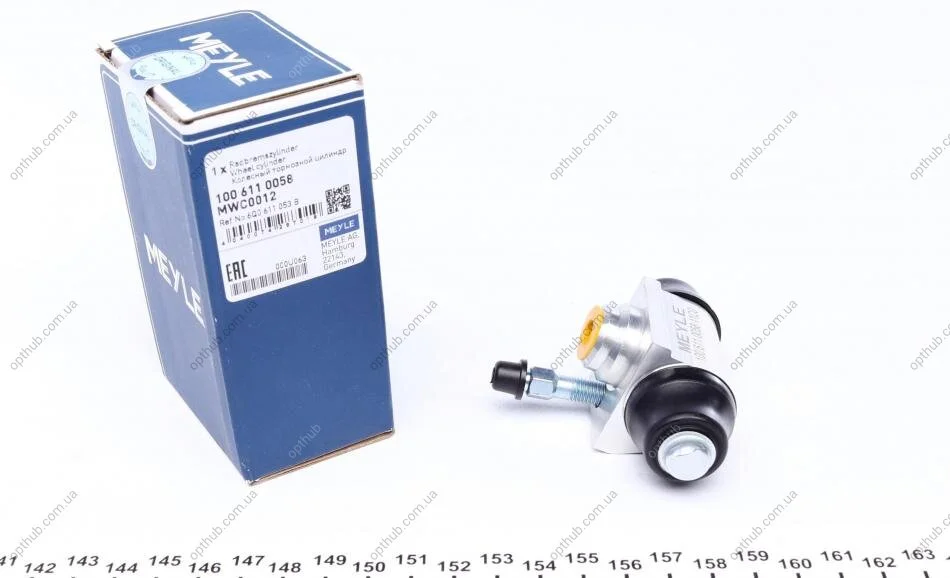 Циліндр гальмівний (задній) VW Caddy I/Golf III/IV 1.8 85- (d=19.05mm) (Gh) UA63 MEYLE 100 611 0058 (фото 1)