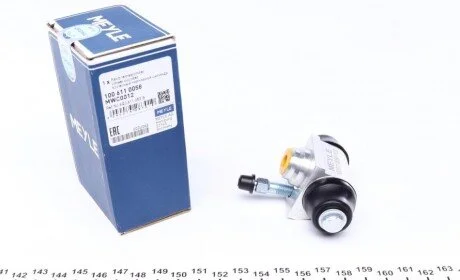 Цилиндр гальмивний (задний) VW Caddy I/Golf III/IV 1.8 85- (d=19.05mm) (Gh) UA63 MEYLE 100 611 0058