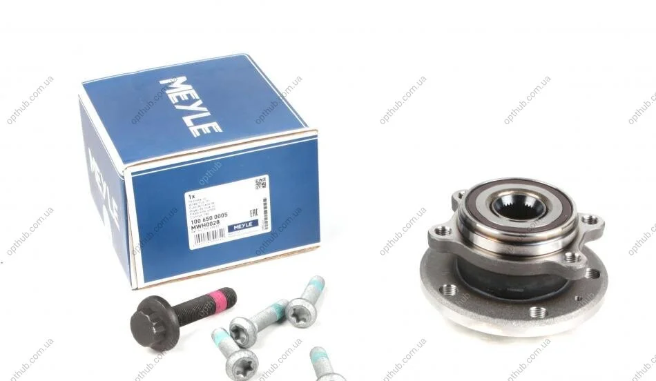 Підшипник маточини (передньої) VW Caddy 03- (4 болти) UA63 MEYLE 100 650 0005 (фото 1)
