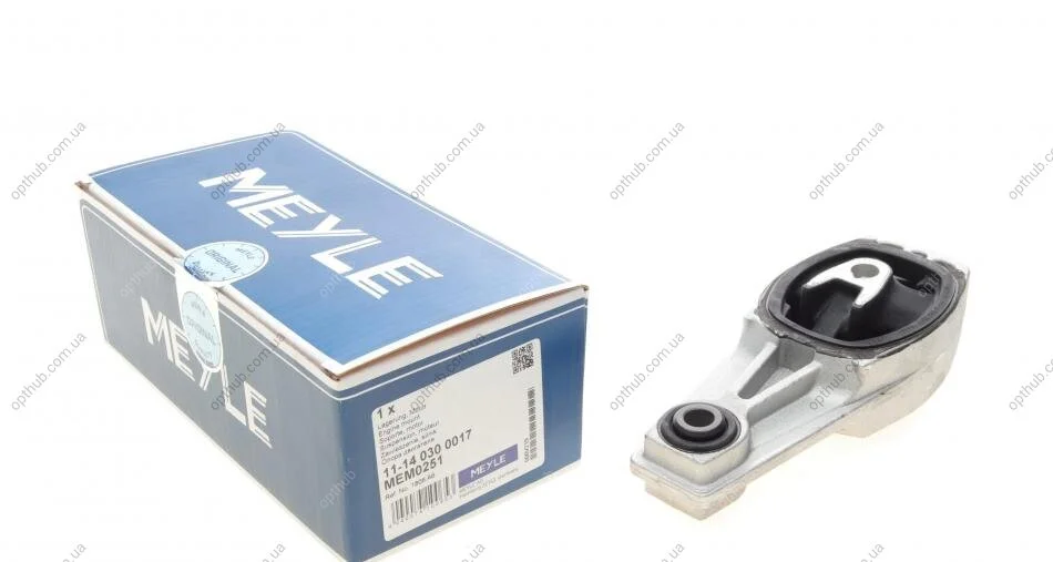 Подушка двигуна CITROEN C Elyse (11/12-), C2/C3, PEUGEOT 2008/308 (вир-во) MEYLE 11-14 030 0017 (фото 1)