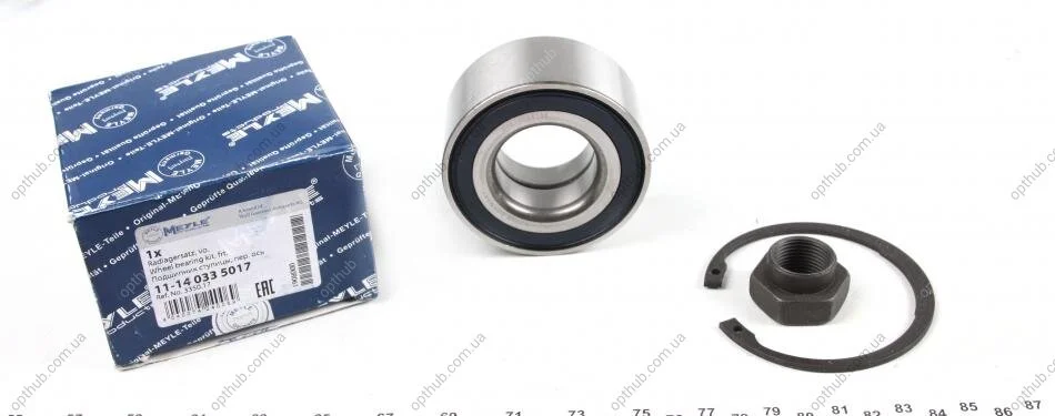 Підшипник маточини (передньої) Peugeot 106/205 (35x72x33) UA63 MEYLE 11-14 033 5017 (фото 1)