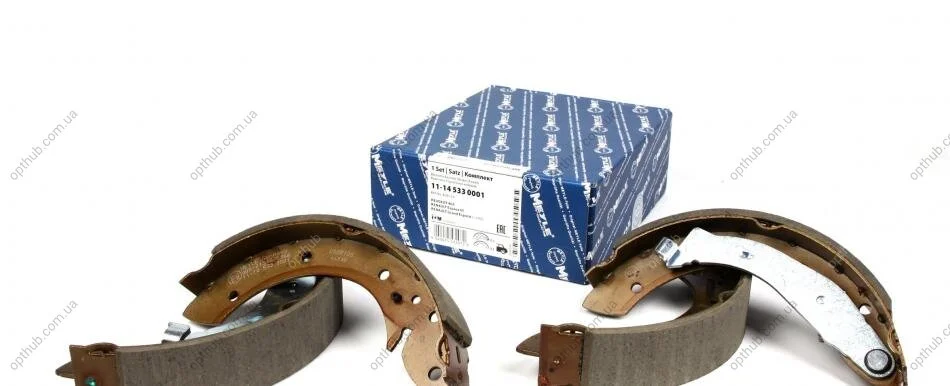Колодки гальмівні (задні) Citroen Berlingo/Peugeot Partner 96- (барабанні) (229x42) Lucas UA63 MEYLE 11-14 533 0001 (фото 1)