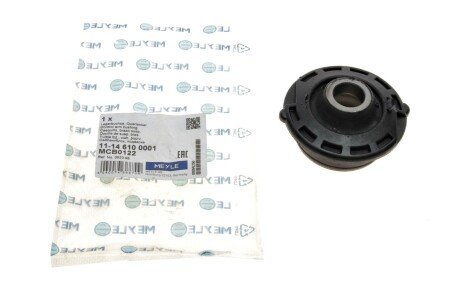 Сайлентблок важеля (переднього/знизу/спереду) Citroen C2/C3/Peugeot 1007 1.4i/1.6 HDi (opt-om) MEYLE 11-14 610 0001